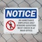 Signmission No Admittance Employees Only OSHA Notice Sign, Plastic, 14in W x 10in L, 2PK OS-2PACK-NS-P-1014-L-15983 - alternate 7